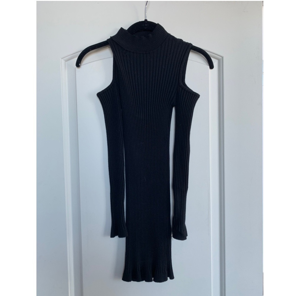 Cold shoulder dress